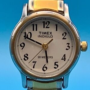 TIMEX Vintage 2000 Women’s Fashion Quartz Exp Bracelet Wristwatch Indiglo Works
